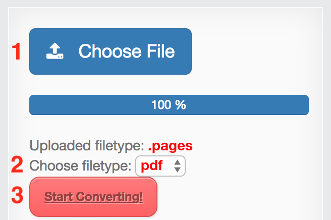 pages converter